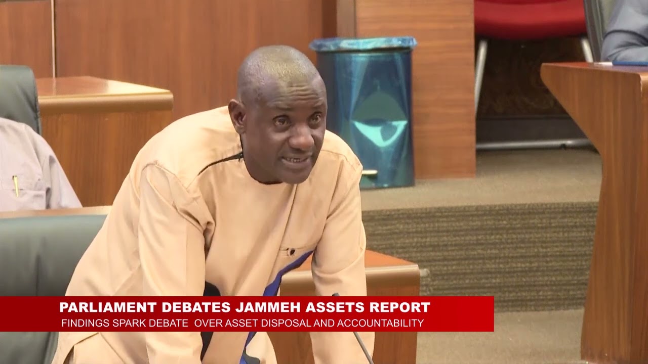 Дебаты депутатов. Отчет о ресурсах Jammeh.