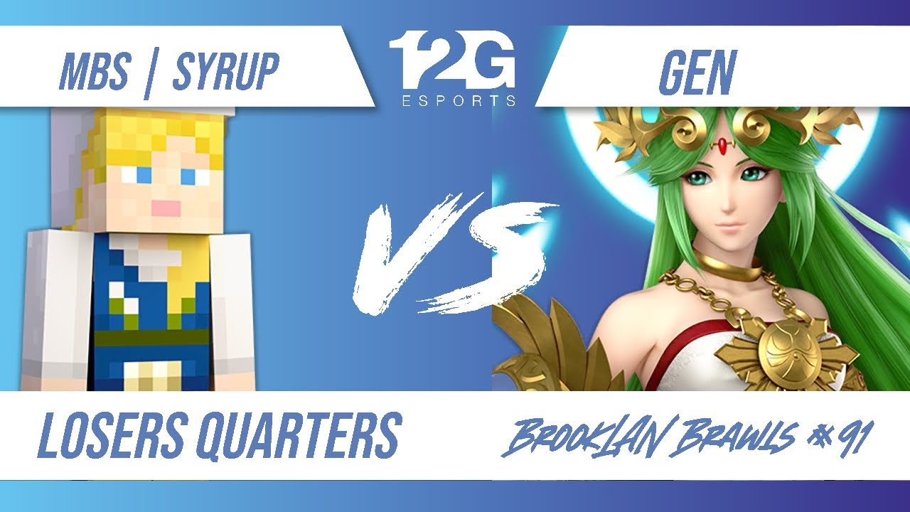 BrookLAN Brawls 91 - MBS | Syrup (Steve) v. Gen (Palutena) - Losers Quarters