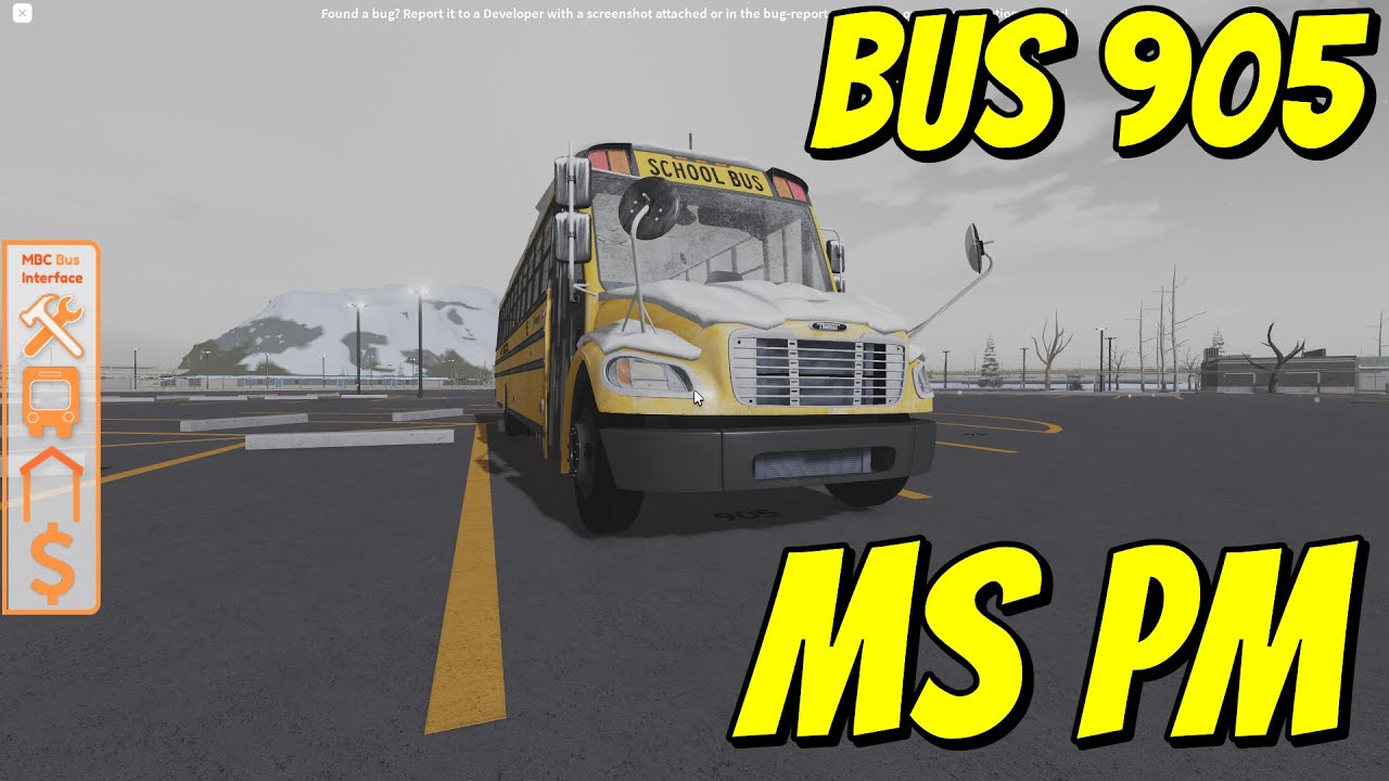 Roblox Upstate New York - MS PM With 2020 Thomas C2 (Bus #905)