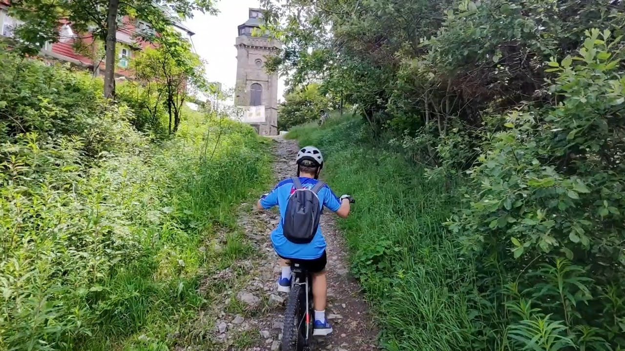 Bike Uphill bis 26 % Himmelsleiter Auersberg Heimat Erzgebirge