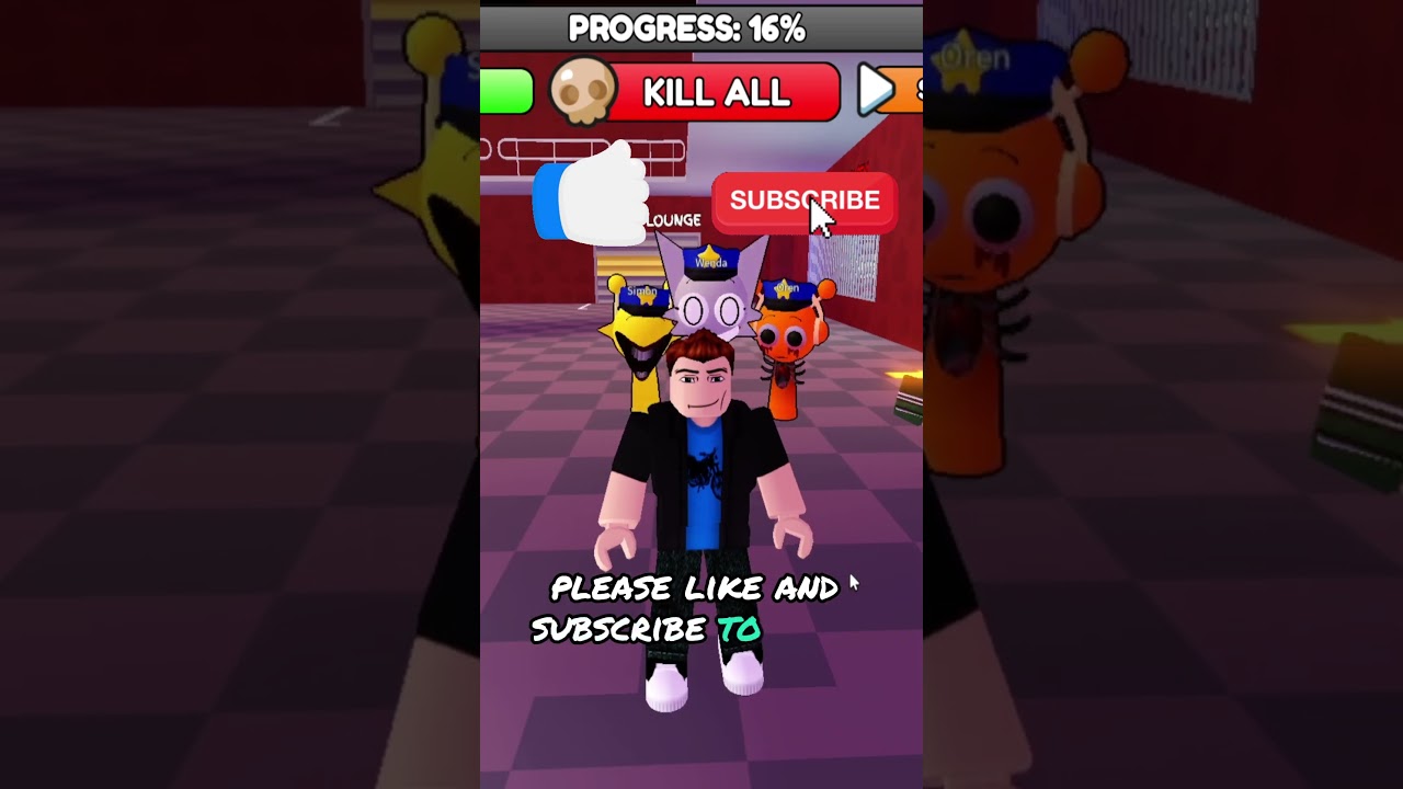 SPRUNKI FAMILY BARRY'S PRISON RUN! (Obby)  #roblox #robloxshorts #sprunki