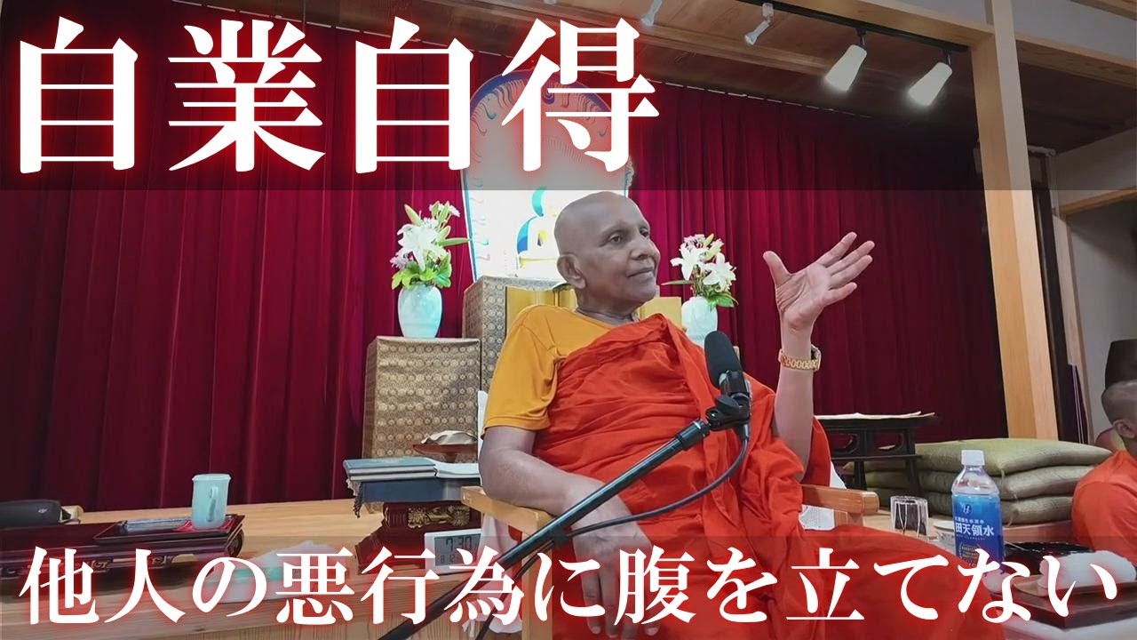 他人の悪行為に怒ってはいけない／無常の世界にアクセスする／世直しよりも協力を｜スマナサーラ長老の初期仏教Q&A 瞑想合宿編（12 Aug 2025 熱海仏法学舎） #jtba #仏教 #ブッダの教え