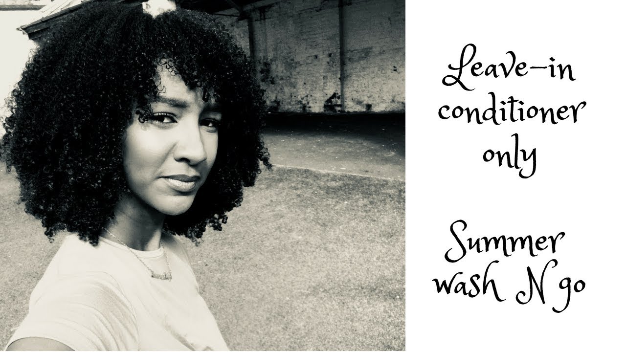 SUMMER WASH N GO | Wash n Go With Leave In Conditioner Only