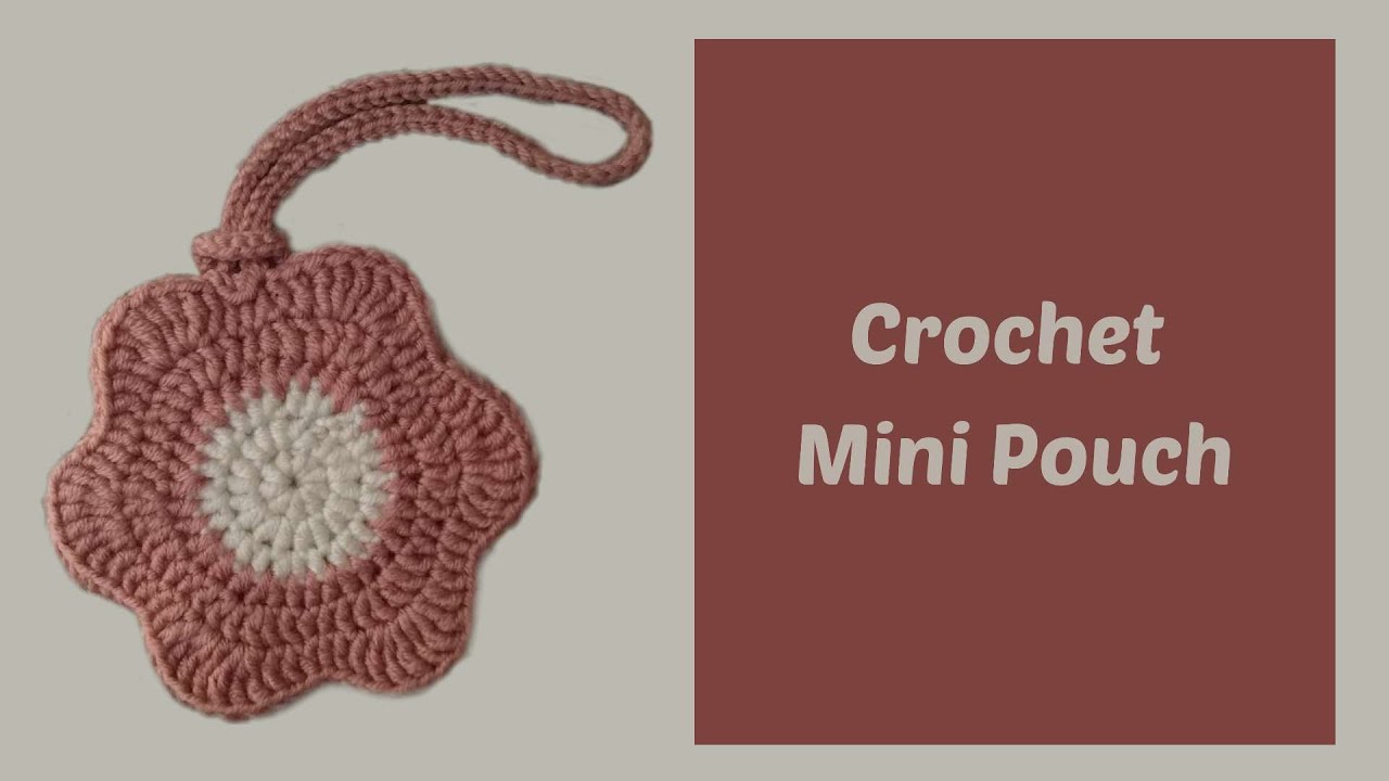 How to crochet Mini Pouch Tutorial || Beginner FRIENDLY
