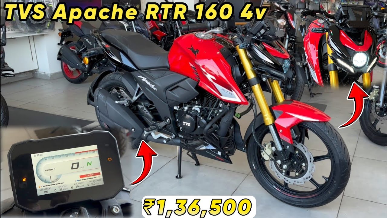 TVS Apache RTR 160 4v New Model 2026 | New Apache RTR 160 4v Review in Hindi| On Road Price | 