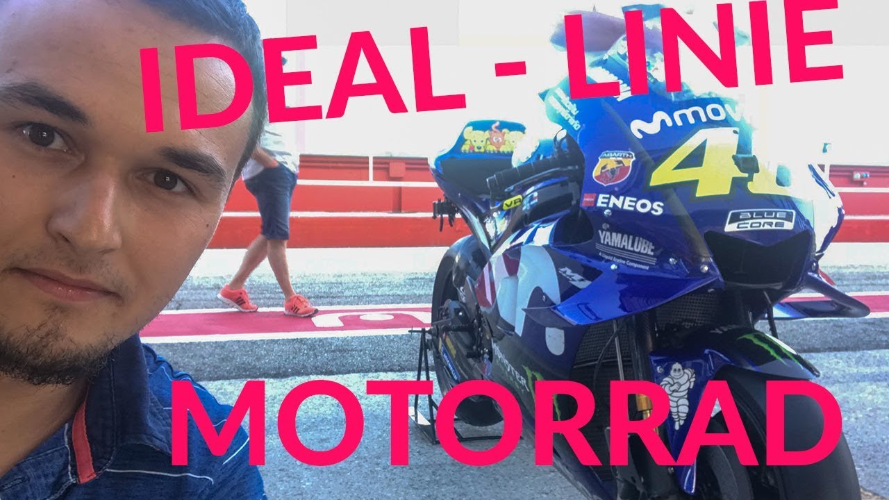Ideallinie - Die V - Linie fürs Motorrad auf der Rennstrecke