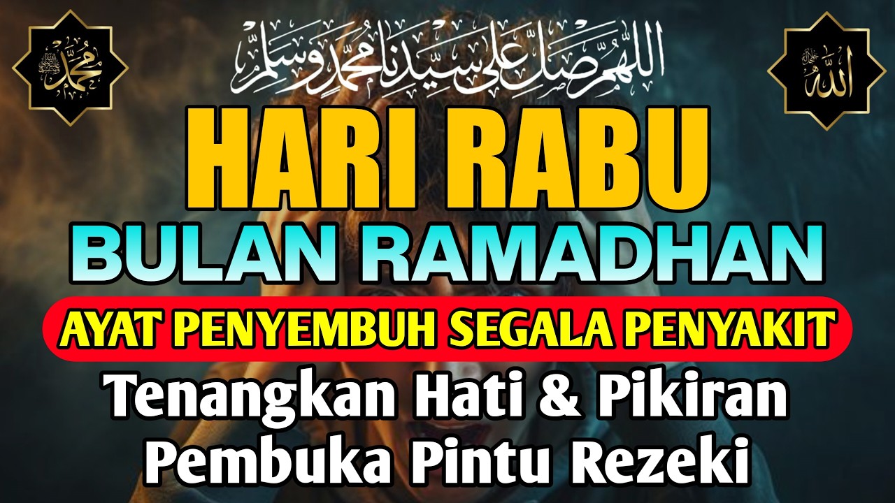 BULAN RAMADHAN , DOA PENYEMBUH SEGALA PENYAKIT, INSYAALLAH SAKIT DITUBUHMU SEMBUH