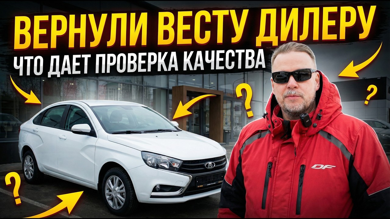 Не заводится и не работают стоп-сигналы | Проверка качества Лада Веста  с юристами @Yardrey