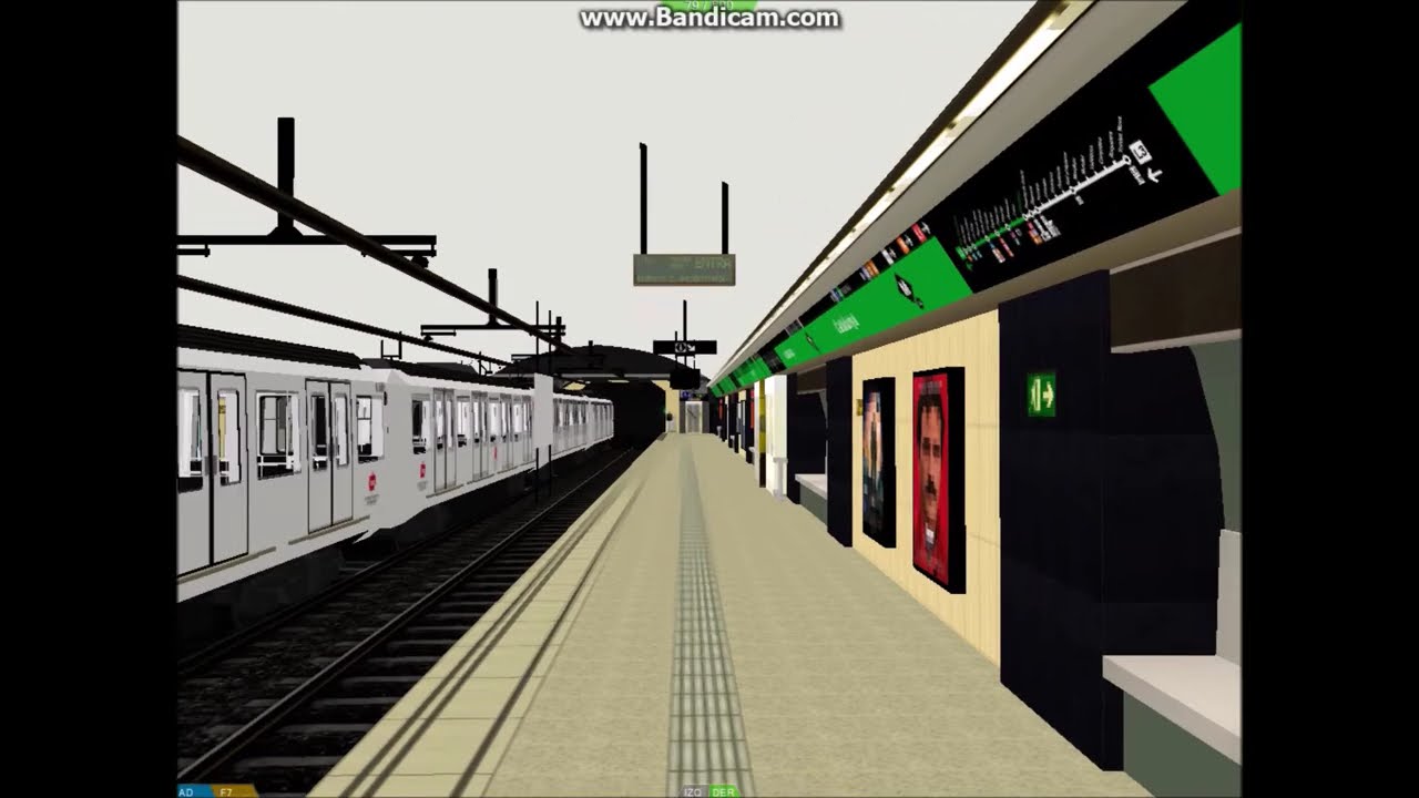 BVE metro de barcelona linea 3 (tren serie 3000).