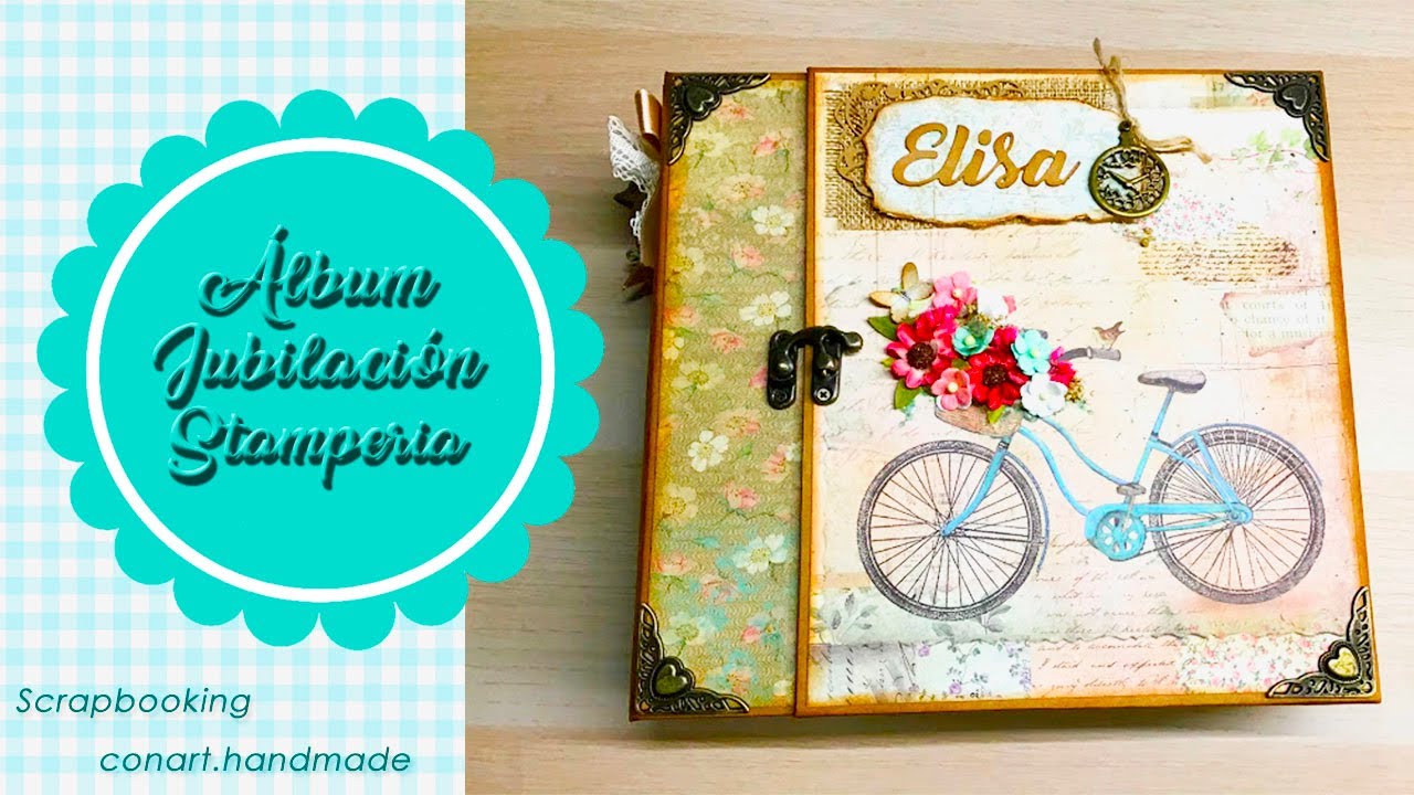 Álbum jubilación Stamperia. Conart.handmade