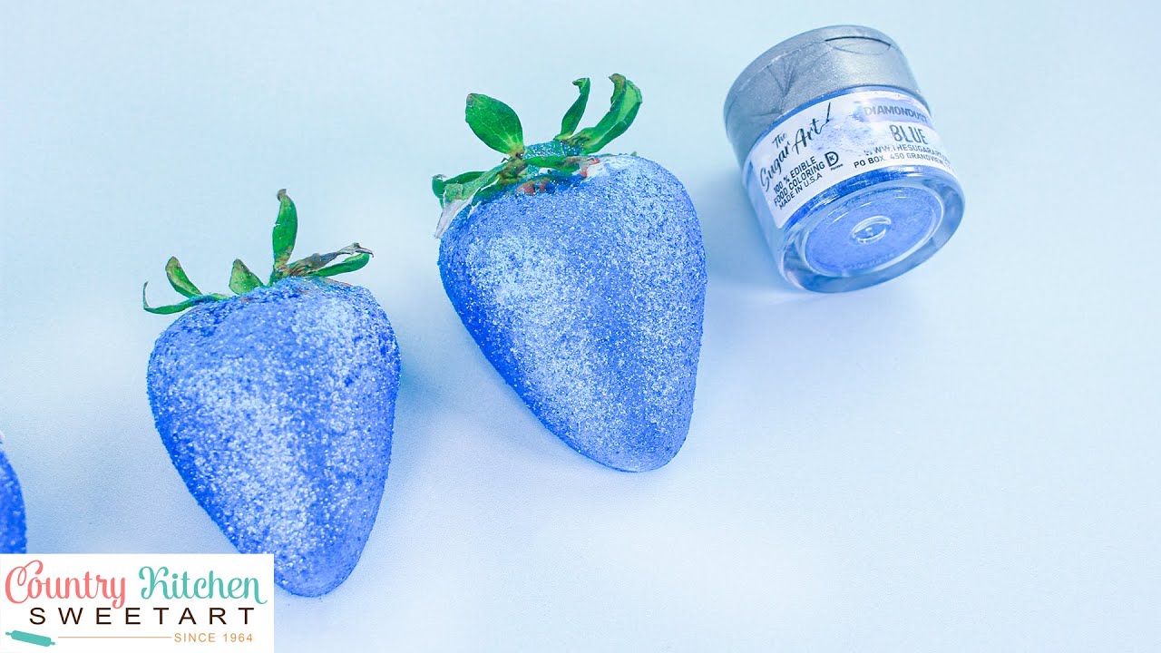 Edible Glitter Chocolate Covered Strawberries