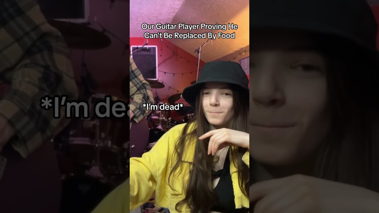 Replacing Our Guitar Player With Carrots #acdc #thunderstruck #funny #science #comedy #guitarriff