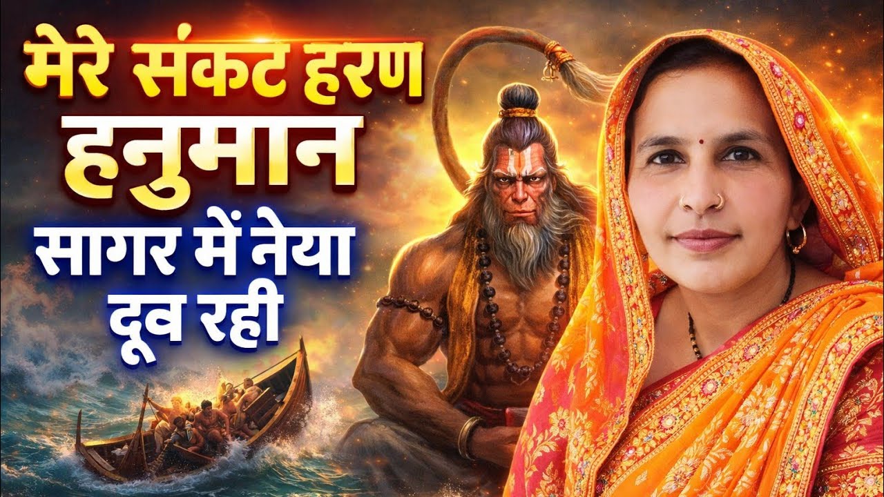 मेरे संकट हरण हनुमान सागर में नैया डूब रही |🙏 Hanuman bhajan| #hanumanbhajan #bhajan2026 #bhajan 