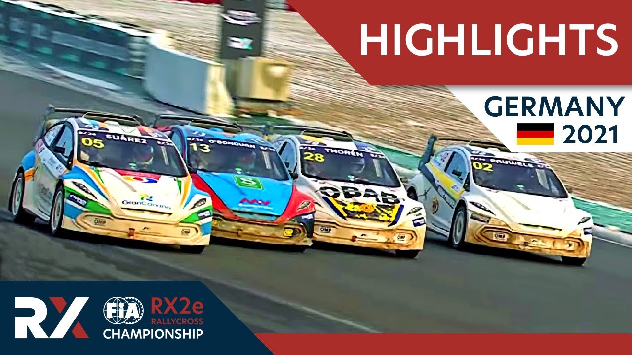 World RX2e Highlights Day 1 : World RX of Germany : Electric Rallycross Highlights from N&uuml;rburgring