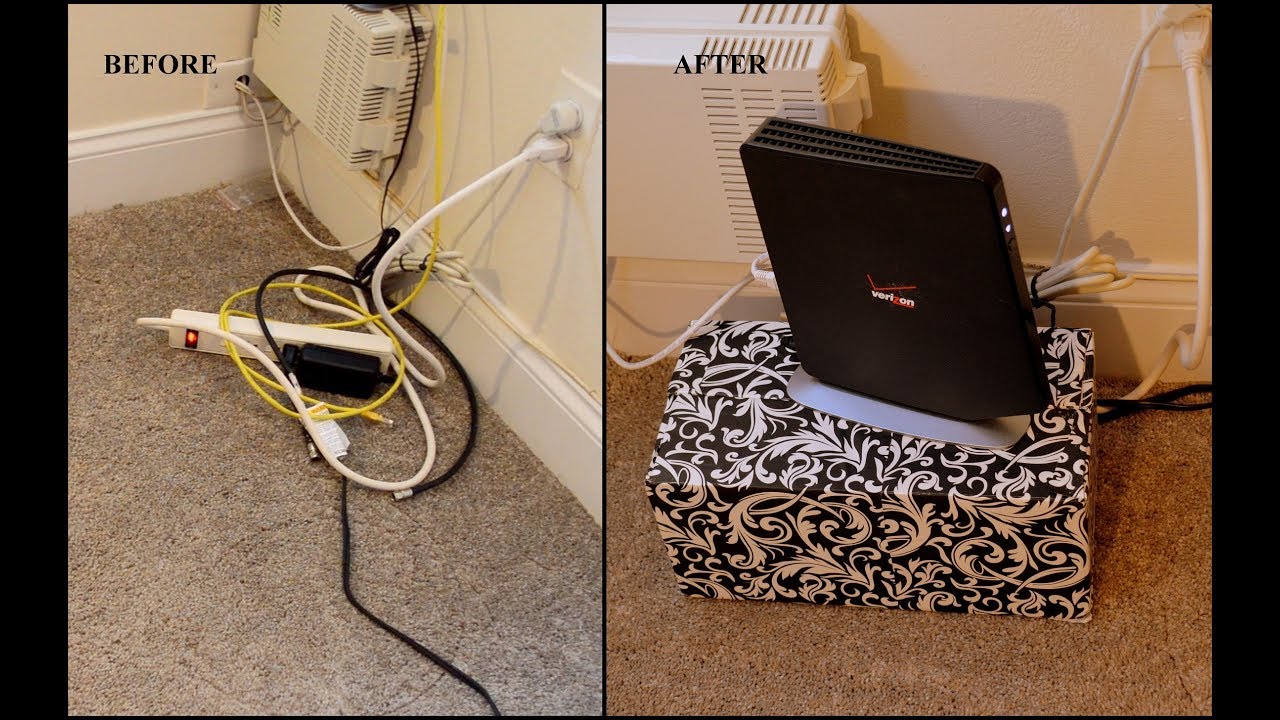 diy power strip organizer | how to make charging station with shoebox |best out of waste | diy's