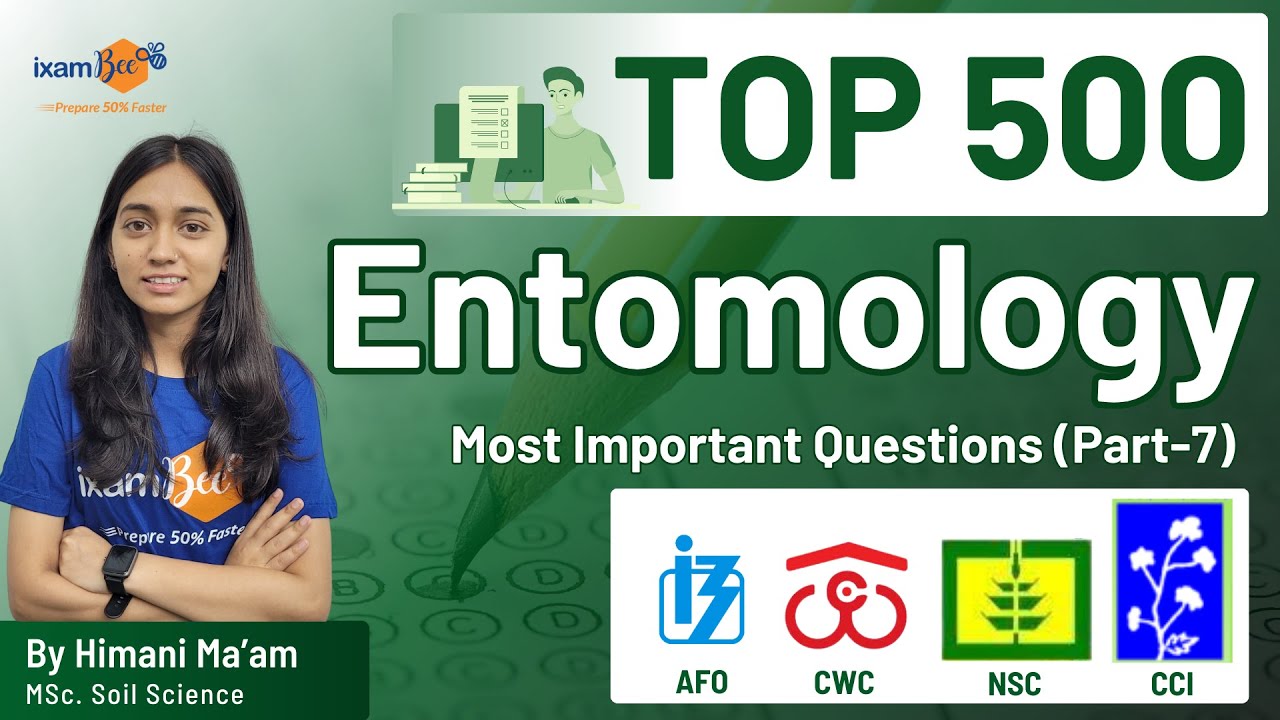 CWC 2023 || NSC 2023 || CCI 2023 || IBPS AFO 2023 || Entomology || Agriculture || By Himani Mam