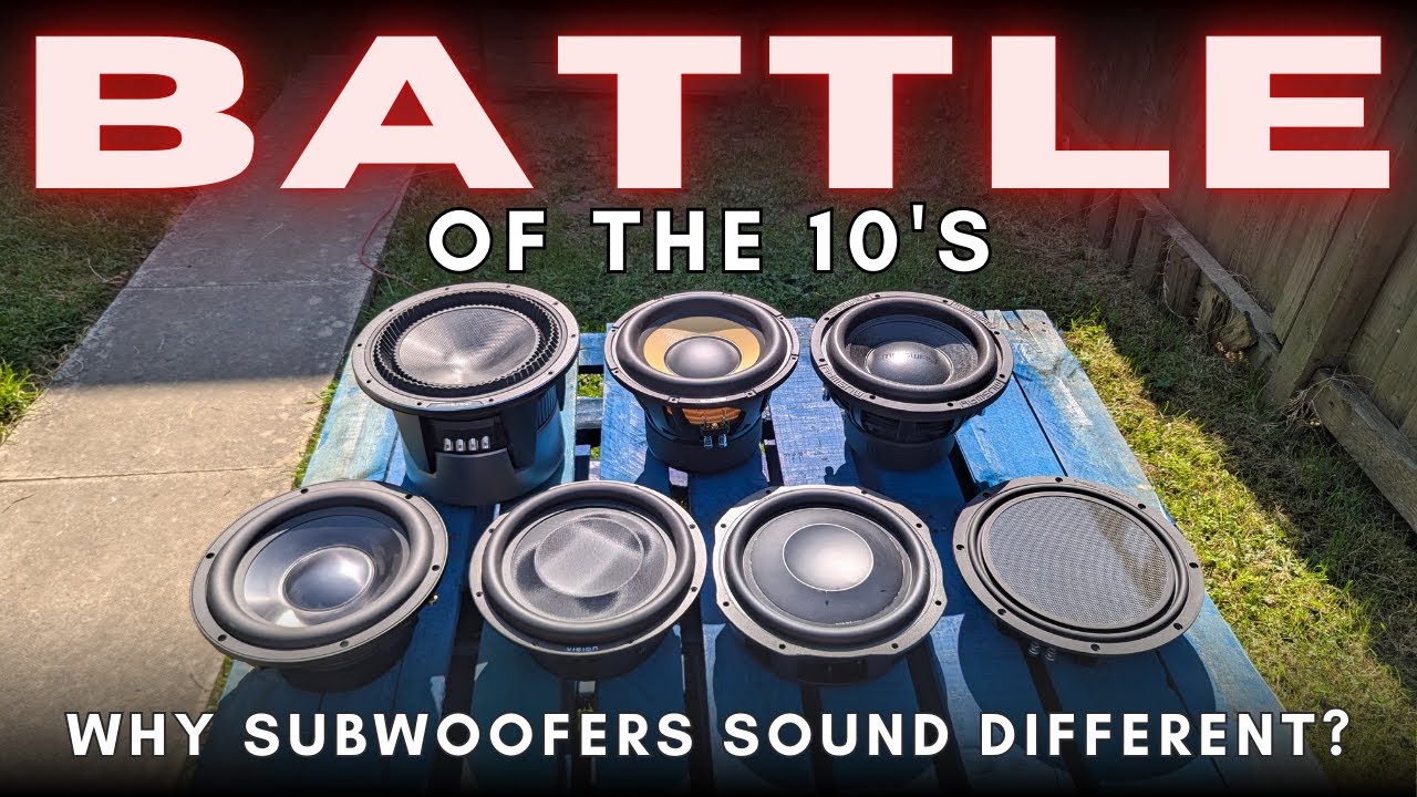 Battle of the 10's! Why subwoofers sound different?