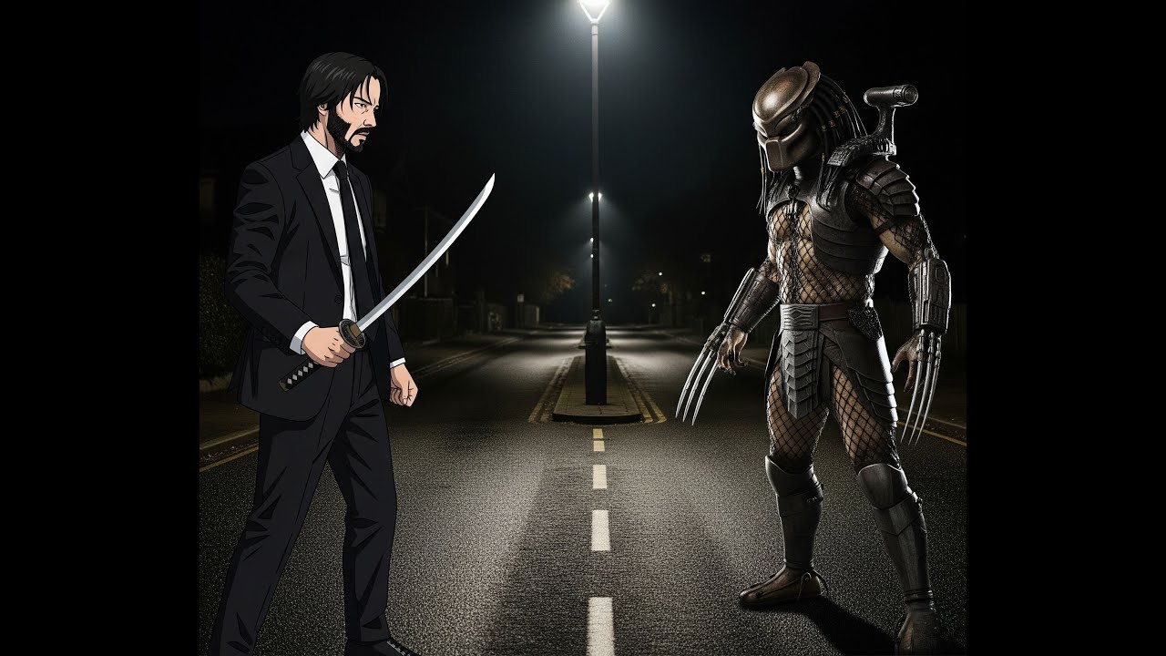 PREDATOR: El Enfrentamiento John wick VS El Predator¿Quién Ganará? 