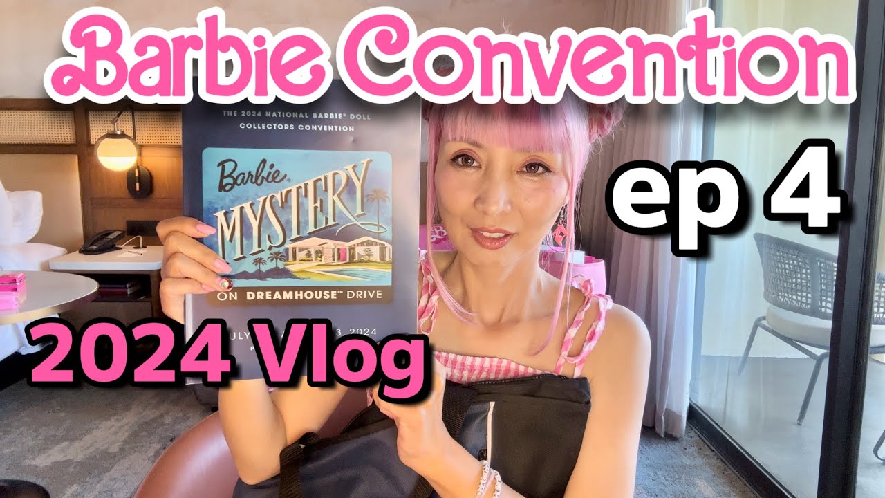 Barbie Convention 2024 VLOG ep4 | What's in Registration Bag!? | Palm Springs, California