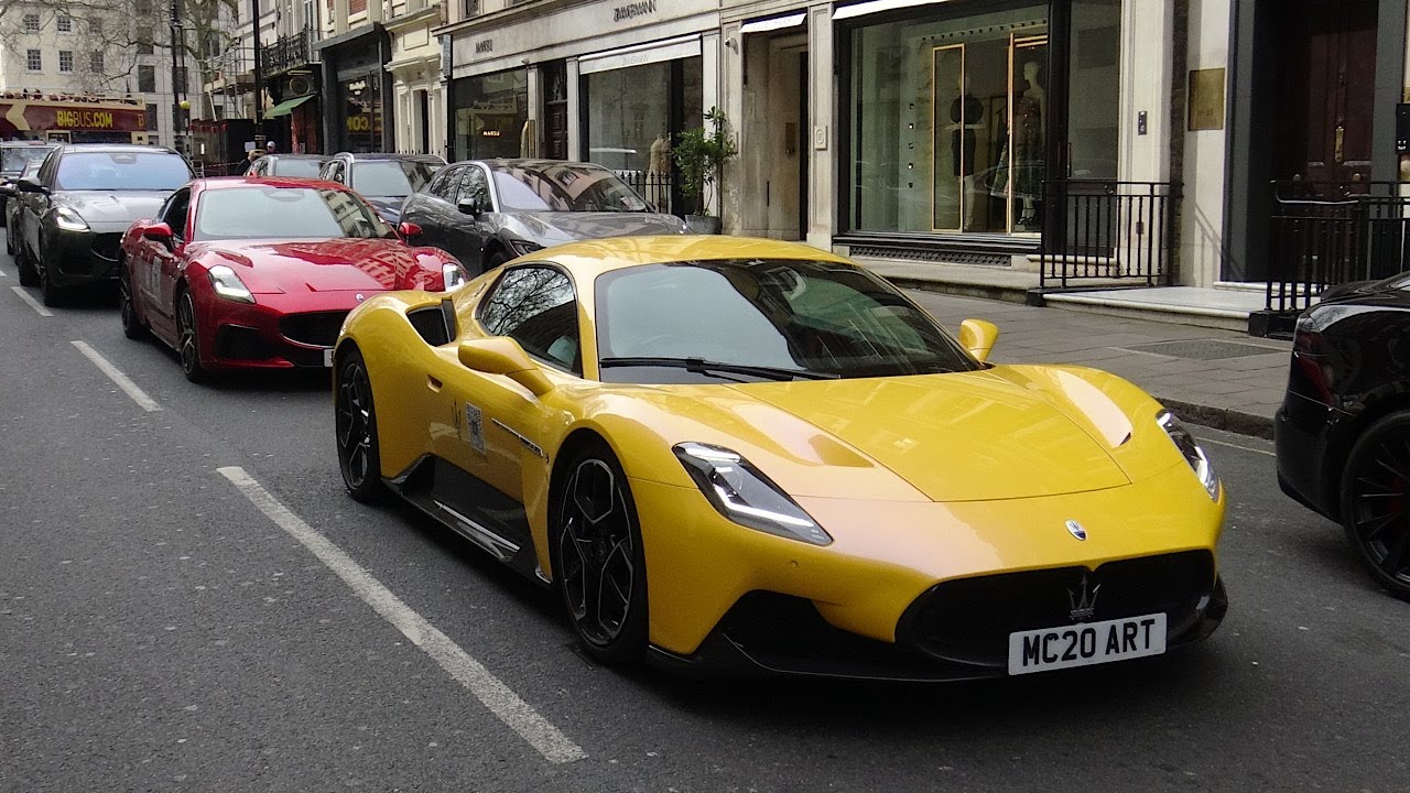 Supercars in London March 2025