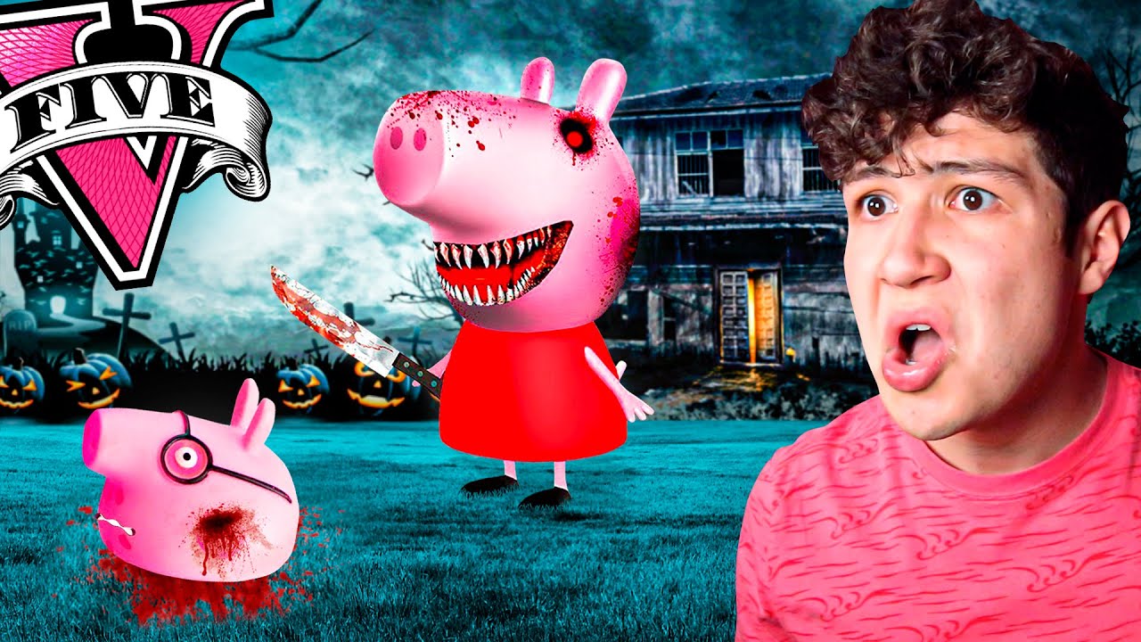 ENCONTRÉ a PEPPA.EXE en GTA 5... 🐷🔪 (Mods)