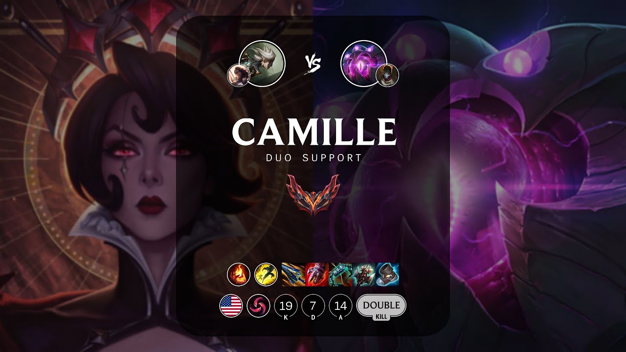 Camille Support vs Vel'Koz - NA Grandmaster Patch 14.3