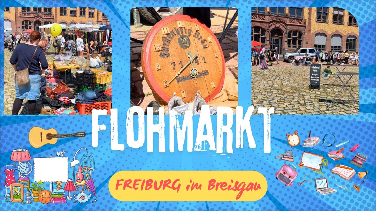 4k Flohmarkt in Freiburg im Breisgau