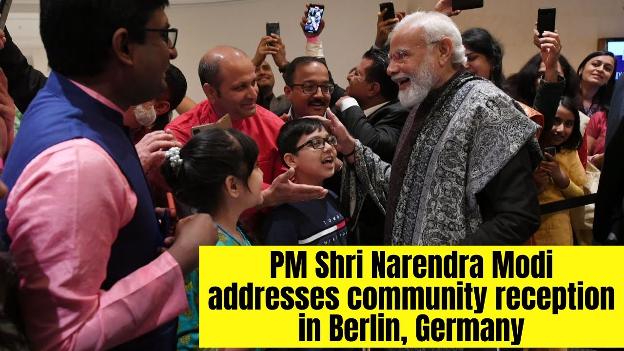 PM Shri Narendra Modi's address at community reception in Berlin, Germany | BJP Live | PM Modi