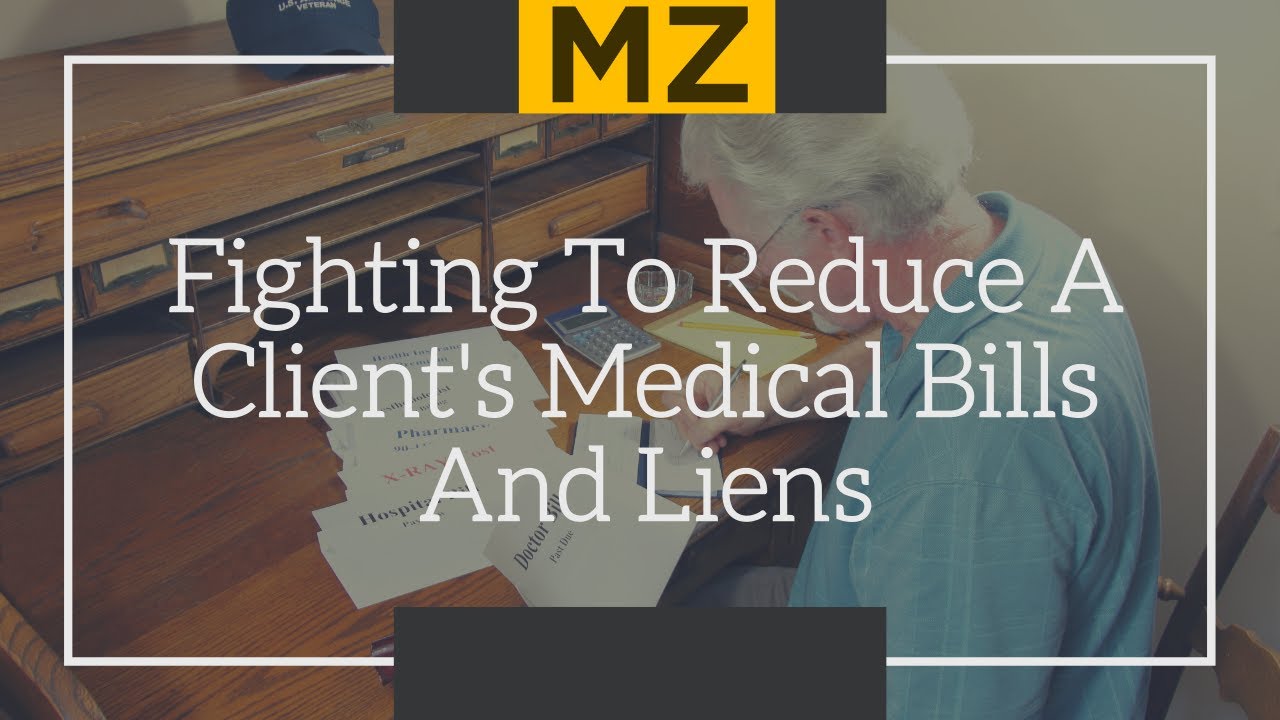 Reducing Personal Injury Victim's Medical Bills and Liens