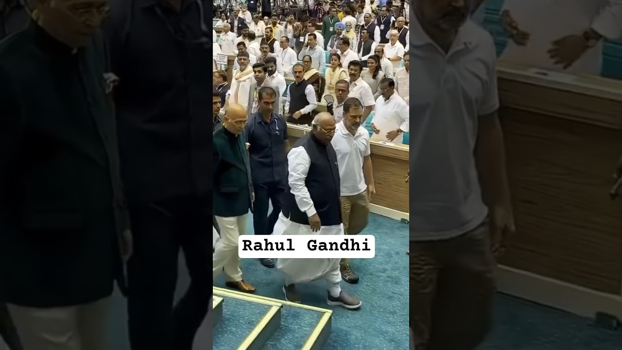INDIA | Mallikarjun Kharge | Rahul Gandhi