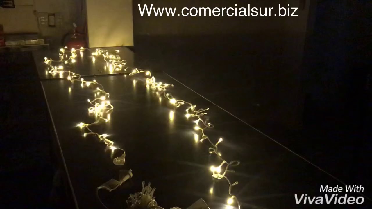 Led navidad 100 led calido