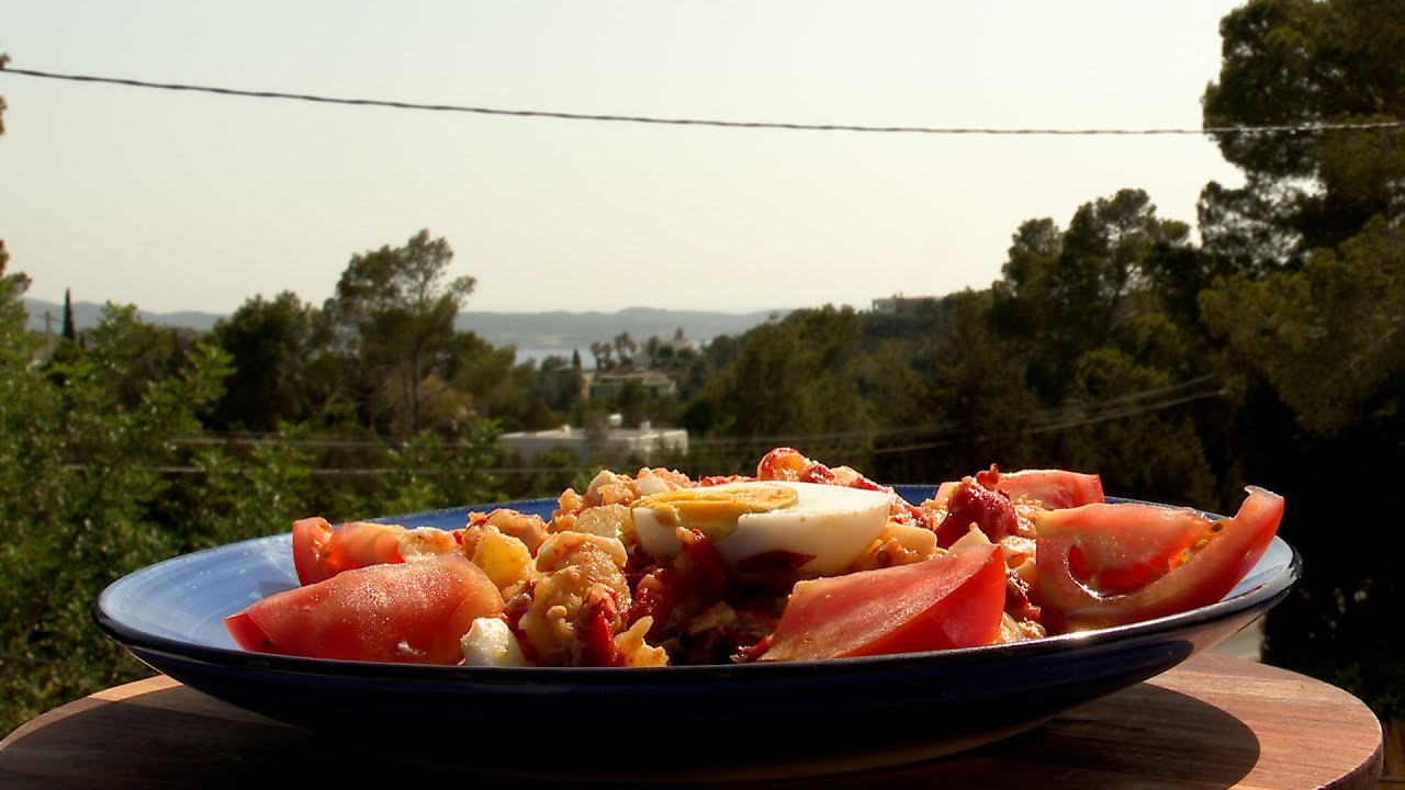 Ensalada pagesa eivissenca de Can Boned de Sant Antoni de Portmany - Uep IB3
