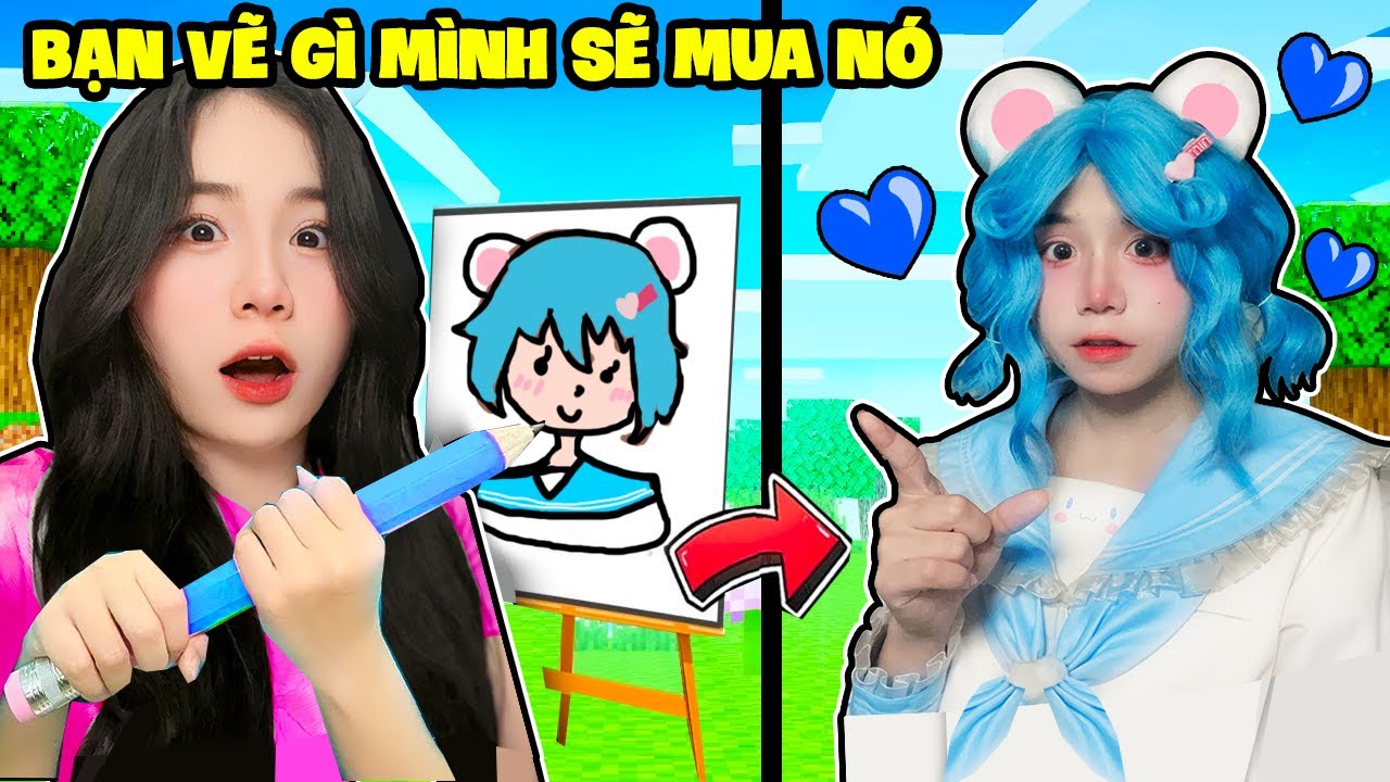 BẠN VẼ CÁI GÌ MÌNH MUA CÁI ĐÓ | SAMMY VÀ MÈO SIMMY ĐẠI CHIẾN VẼ TRANH TRONG ROBLOX