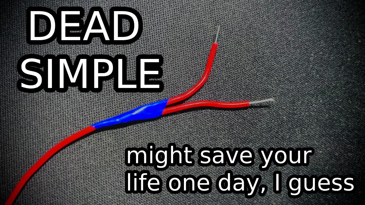 How to split one wire into two (the easiest way)