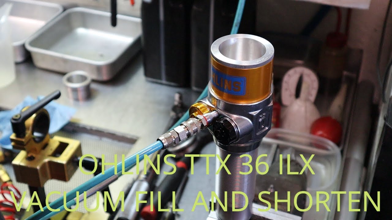 Ohlins Suspension - TTX 36 ILX  Shorten and Vacuum Fill