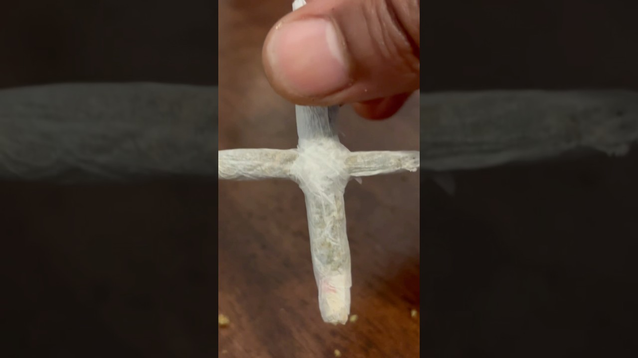 How to Roll a Cross Joint ✝️🔥 (Stoner Tutorial)