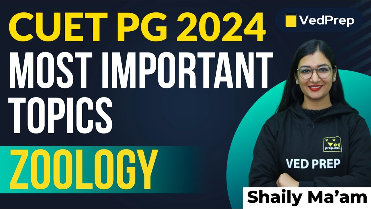 Zoology | CUET PG 2024 | Most Important Topics | VedPrep Biology Academy