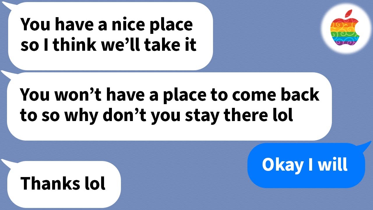 【Apple】 My sister-in-law tried to take over my house while I was away