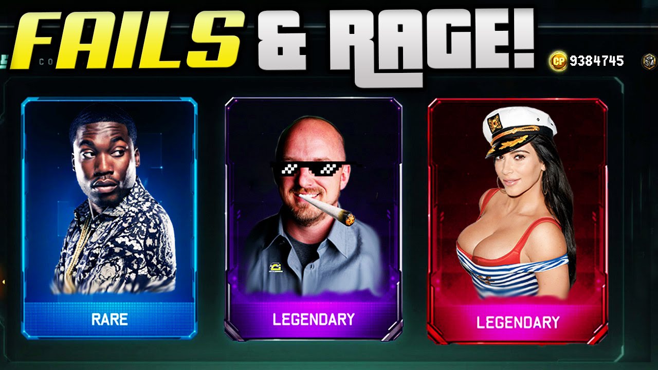 WORLDS WORST LUCK BLACK OPS 3 SUPPLY DROP OPENING! FAILS & RAGE MOMENTS BO3