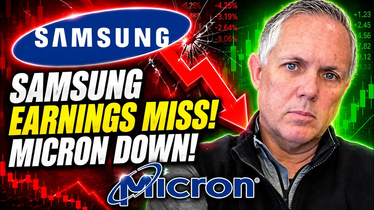THIS IS WHY MICRON IS FALLING AFTER SAMSUNG'S Q2 REPORT EARNINGS MISS!