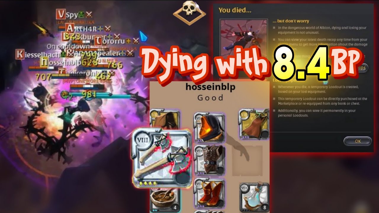 The most nerve wracking moments of Albion Online😨Solo gank in the open world🥵 #albiononline #albion