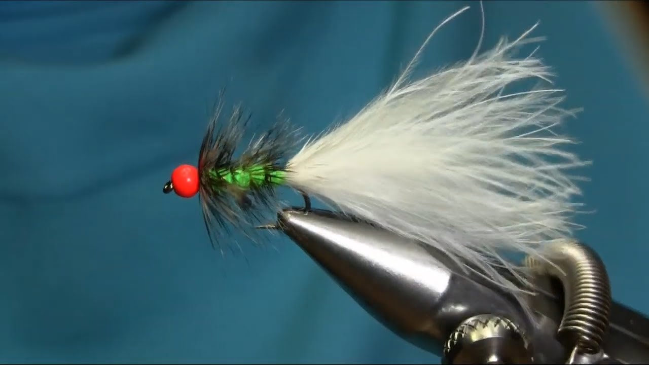 Fly Tying a Grizzly Cat's Whisker Lure by Mak