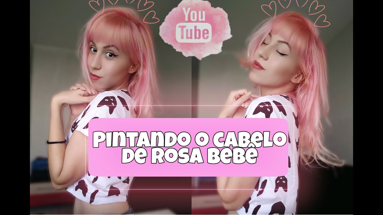 Pintando o cabelo de Rosa Bebê (com matizador vermelho)