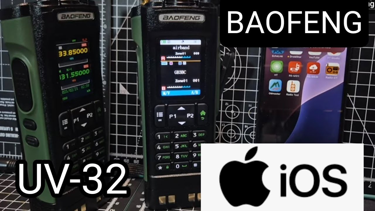 Baofeng UV-32 iOs Bluetooth App Test and Overview
