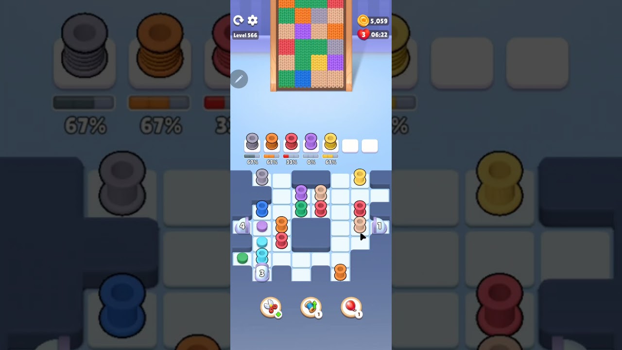 Color Knitzy Walkthrough Level 566