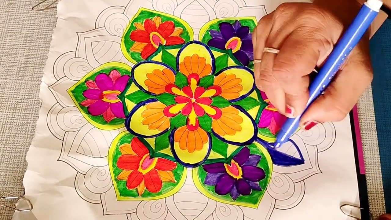 Mandala | Mandala Art Coloring | Satisfying Coloring | ASMR Coloring | Relax Coloring @PastelDrift 