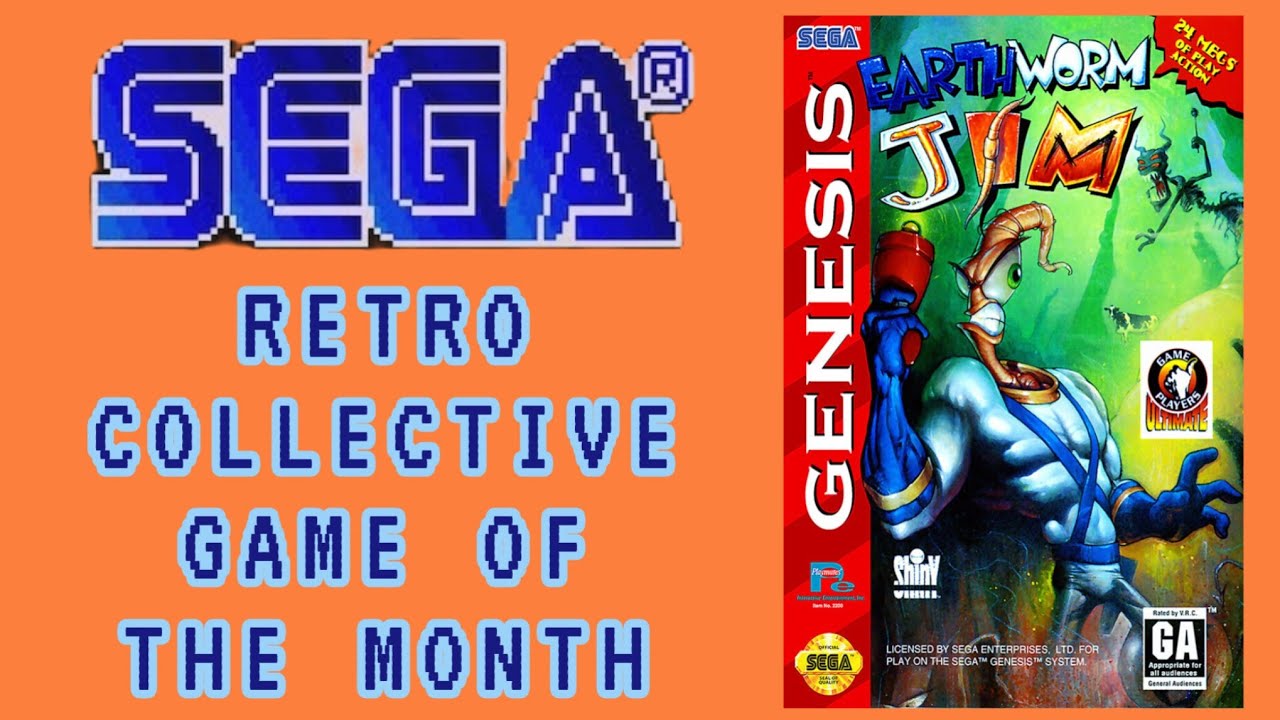 Earthworm Jim (Gameplay) #segagenesis #earthwormjim #crtgaming 