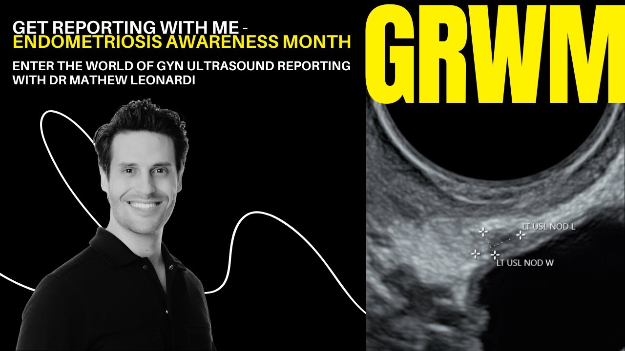 GRWM / Get Reporting With Me GRWM - Uterosacral Ligament Deep #Endometriosis + Superficial Endo