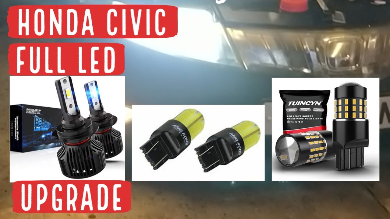 Обновление светодиодных фар Honda Civic Full LED (передние и задние)