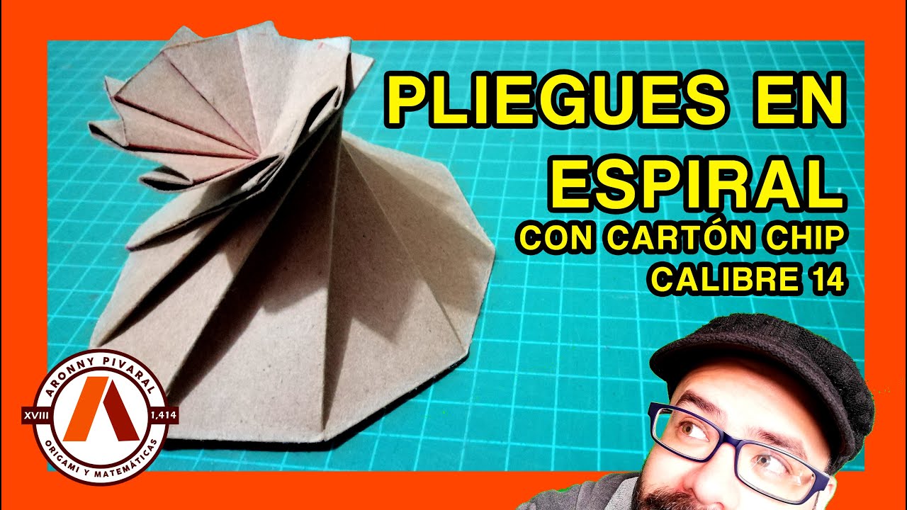 😃 Variación 4 de la Caja Espiral ✔️ Estructuras de papel / Cartón  ▶️  Aronny Pivaral 🇬🇹